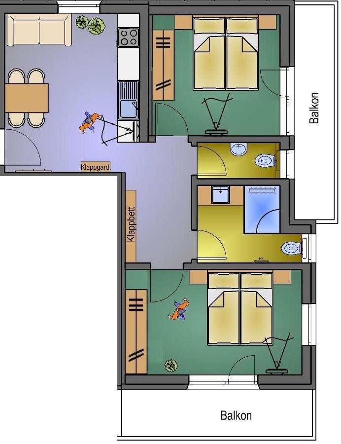 Chasa Sulai Appartements Samnaun Eksteriør bilde